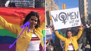 شاهد اللاجئة السعودية رهف القنون تدعم المثليين في كندا