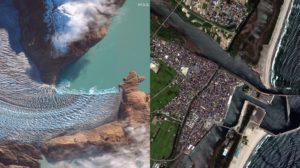 لقطات من الفضاء بدقه مُذهله تكشف عقد من الأحداث التاريخيه على الأرض 😳