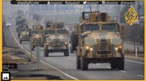 المدفعية التركية تقصف مواقع للجيش السوري تمهيدا لتقدم دبابات تركية في إدلب