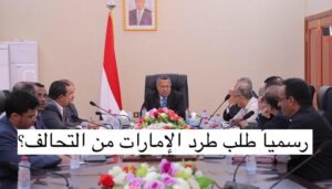 رسمياً الحكومة اليمنية تطالب الرئيس بطرد الإمارات من التحالف السعودي