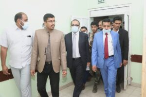إنبهار وزير الصحة قاسم بحيبيح من إنجازات المحافظ بن عديو في قطاع الصحة