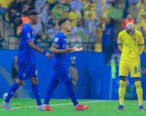 تاليسكا يعطي المرمى ظهره ويسجل اجمل هدف عالمي فور وصوله ابها السعودية برصيد 14 هدف(فيديو)