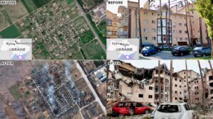 نزاع أوكرانيا الان.. صور قبل وبعد الدمار الروسي