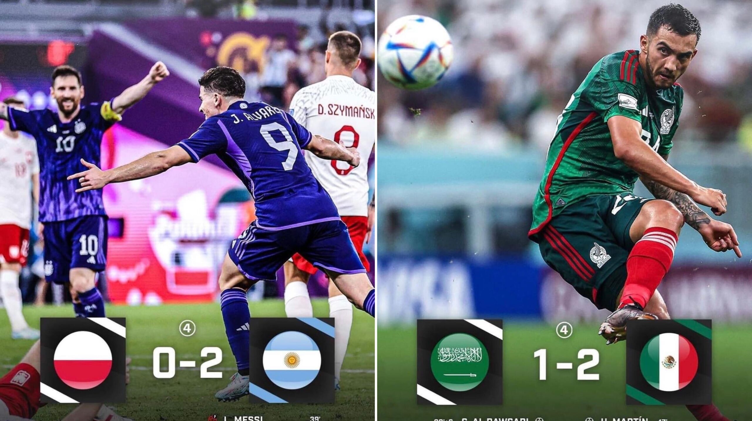 السعودية تودع المونديال من الباب الضيق وينتهي مشوار المكسيك رغم قوته (فيديو)