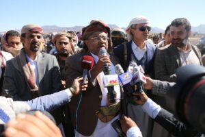 صنعاء وذمار وعمران تنهي صلح تاريخي بين يريم إب و شبوة بحضور محمد الحوثي(فيديو)