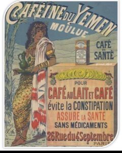اعلان القهوة اليمنية في فرنسا قبل قرنين! 200 عام من يومنا هذا