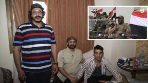 الرائد عفاش طارق صالح يقضي عيد الاضحى مع الجرحى (تفاصيل+صور)