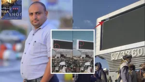 قصة وفاة المصور حذيفة الوصابي إثر سقوط مميت من شاشة السبعين في صنعاء – الفيديو كامل