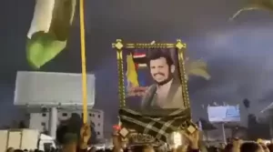 من صنعاء زعيم جماعة الحوثيين يكشف عن تدخل مثير في معارك فلسطين: غزه ترفع صوره (فيديو)