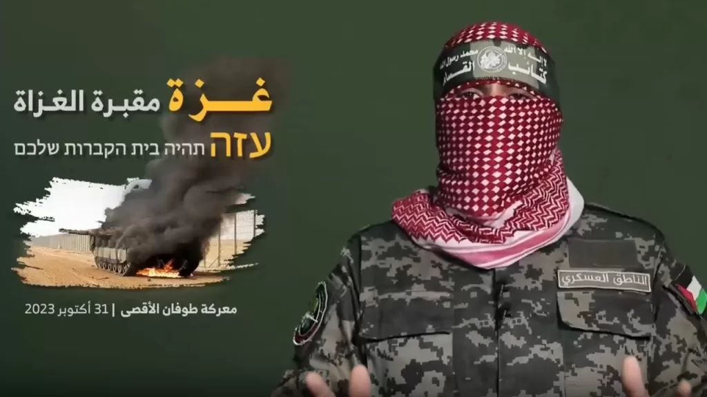 22 آلية: المتحدث العسكري أبو عبيدة يكشف عن سلاح فتاك جديد ينضم لمعركة غزة اليوم