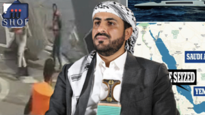 طائرة استطلاع يمنية توثق اطلاق نار هستيري بأسلحة متعددة من مدمرة امريكية عليها