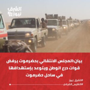 تصعيد مقلق في اليمن: صدام محتمل بين قوات درع الوطن والمجلس الانتقالي المدعومين من السعودية والإمارات