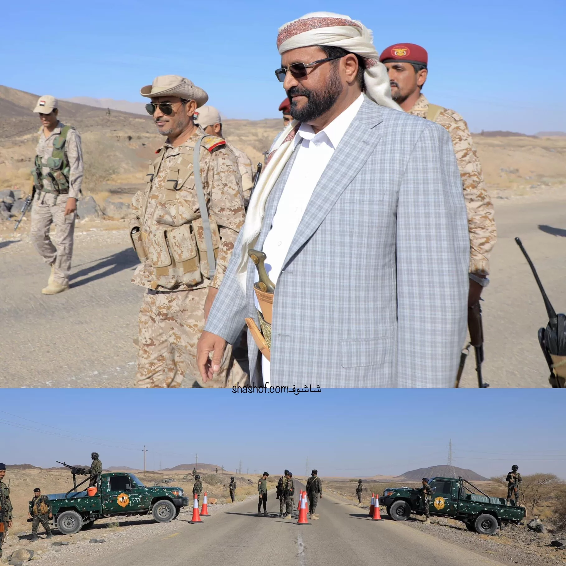 تم فتح الطريق الرابط بين مأرب وصنعاء وتأسيس نقطة تفتيش أمنية: وتسهيل تنقلات المواطنين