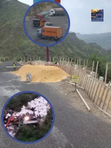 نقيل سمارة: مشروع إنشاء أكتاف خرسانية لتعزيز السلامة على طريق الموت في قلب اليمن