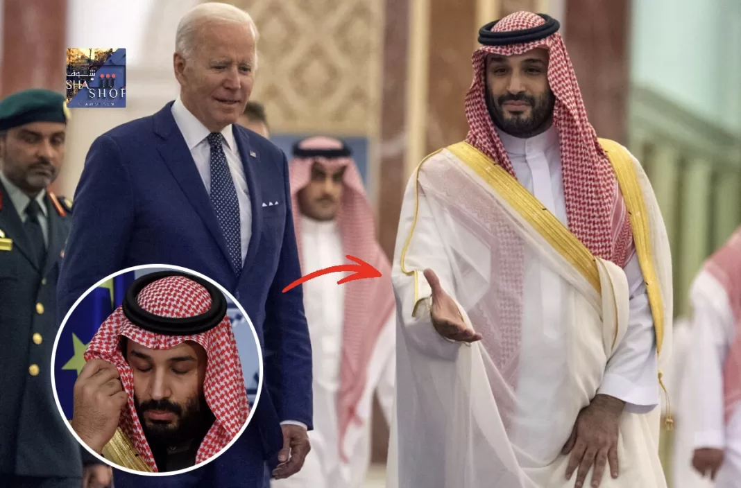 ولي العهد السعودي محمد بن سلمان والرئيس الإمريكي بايدن من زيارة 2022