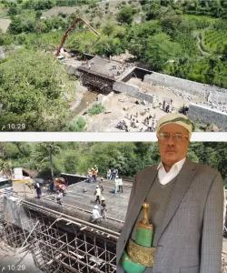 مشروع جسر نخلة في تعز اليمنية يتعرض لبلطجة شيخ متنفذ