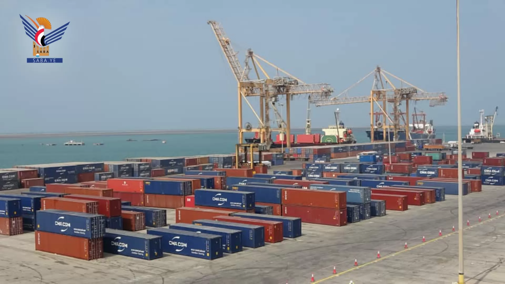 صورة جوية لميناء الحديدة