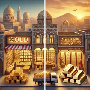 ارتفاع قياسي لأسعار الذهب في عدن واستقرار نسبي في صنعاء: تحليل مفصل لتباين الأسواق