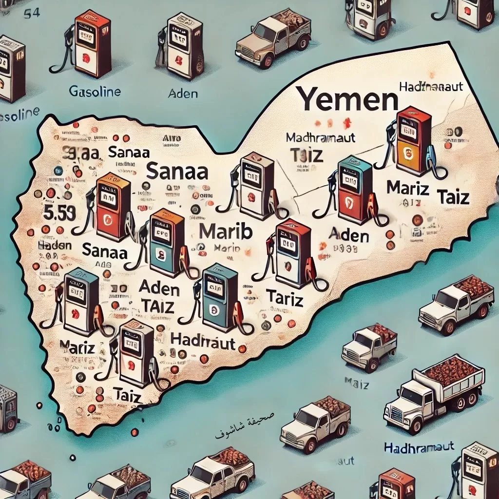 تفاوت أسعار المشتقات النفطية في اليمن يوم الأحد 25 نوفمبر 2024