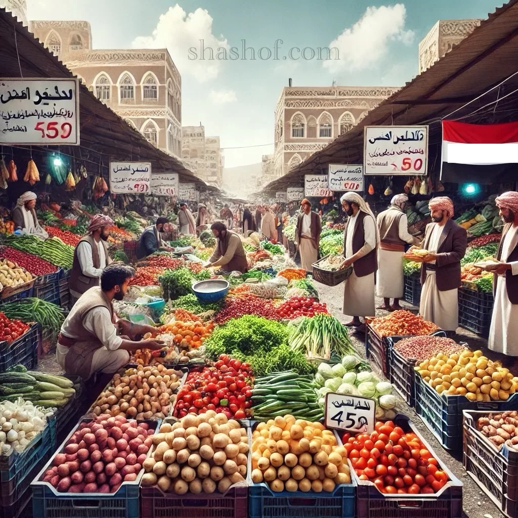 أسعار الخضروات والفواكه في أسواق عدن وصنعاء ليوم السبت 7 ديسمبر 2024