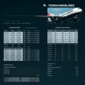 جدول مواعيد رحلات طيران اليمنية ليوم الاثنين 9 ديسمبر 2024