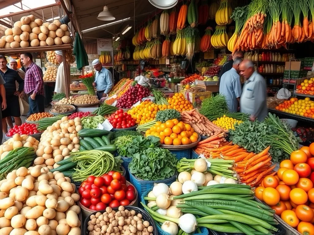 أسعار الخضروات والفواكه في اليمن: تباين ملحوظ بين صنعاء وعدن في ديسمبر 2024