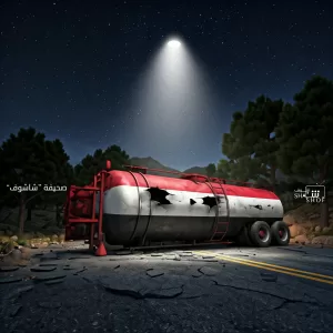 اخبار اليمن عاجل: كارثة وشيكة! انقلاب شاحنة غاز في سوق مدينة الشرق بمحافظة ذمار