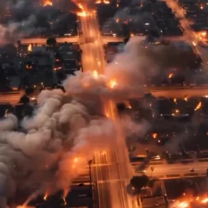 مدينة الأحلام تتحول إلى جحيم: حرائق هائلة تلتهم لوس أنجلوس فيدوهات مرعبة