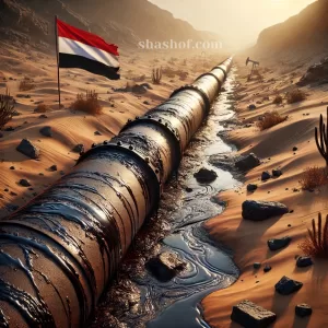 تخريب أنبوب نفط في شبوة يتسبب في كارثة بيئية وتسرب واسع للخام