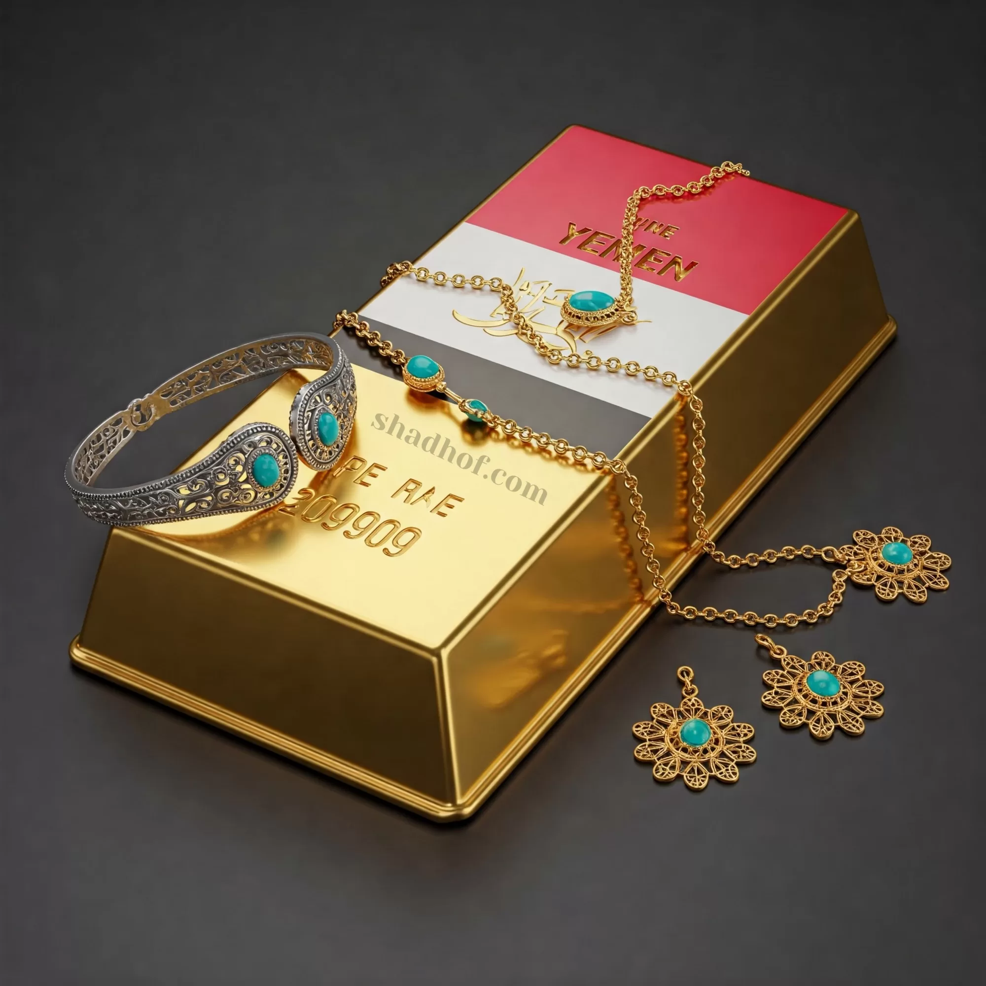 استقرار أسعار الذهب في عدن وانخفاض طفيف بصنعاء