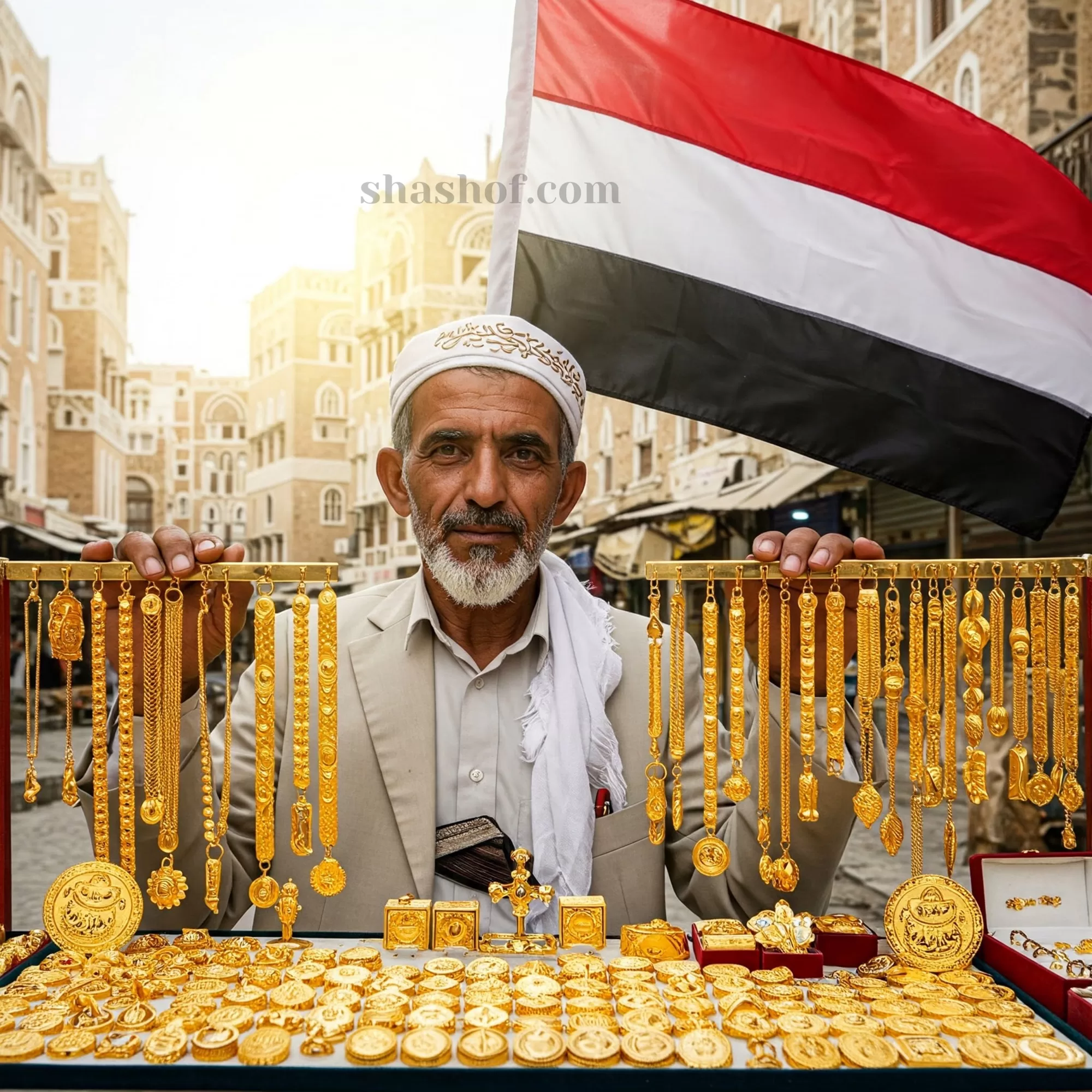 تباين في أسعار الذهب باليمن: انخفاض طفيف بصنعاء وارتفاع ملحوظ بعدن