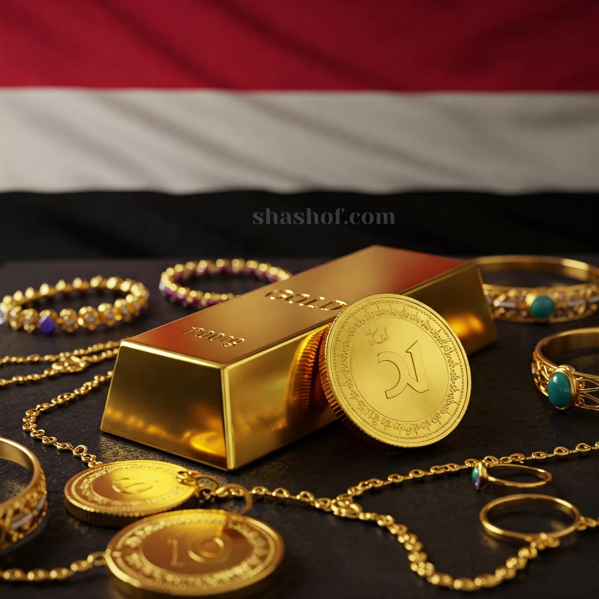 تباين في أسعار الذهب باليمن: انخفاض طفيف بصنعاء وارتفاع ملحوظ بعدن