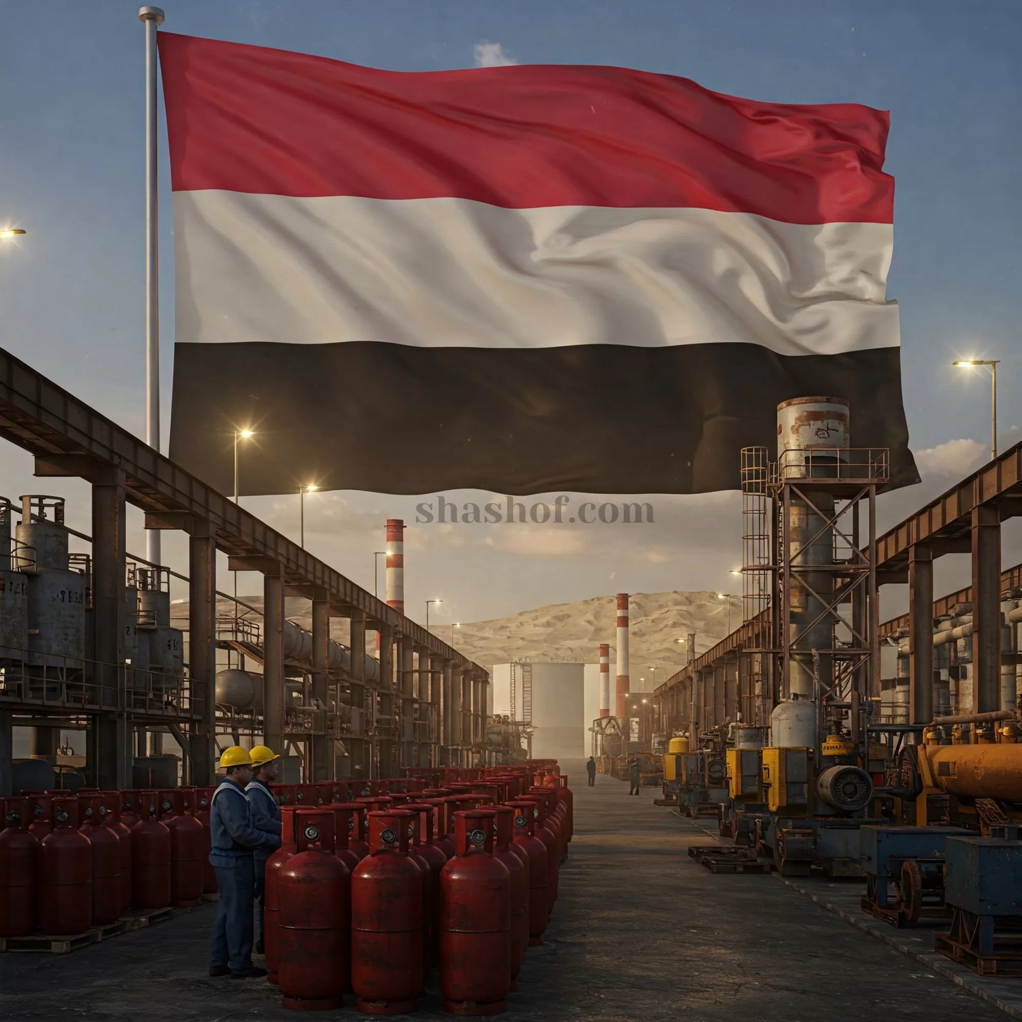 صنعاء تتجه لتوطين صناعة أسطوانات الغاز بنسبة 100% وإيقاف الاستيراد