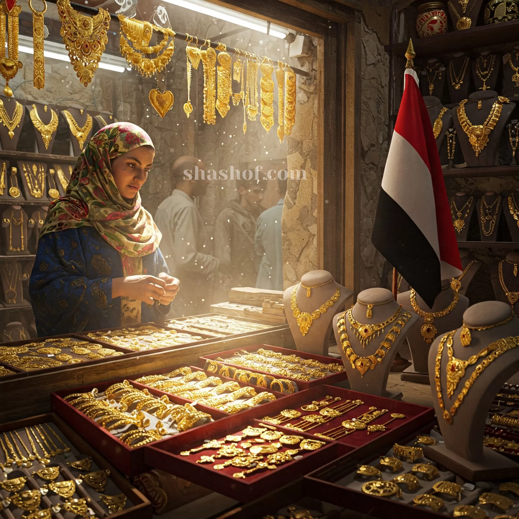 ارتفاع طفيف في أسعار الذهب بصنعاء واستقرار في عدن