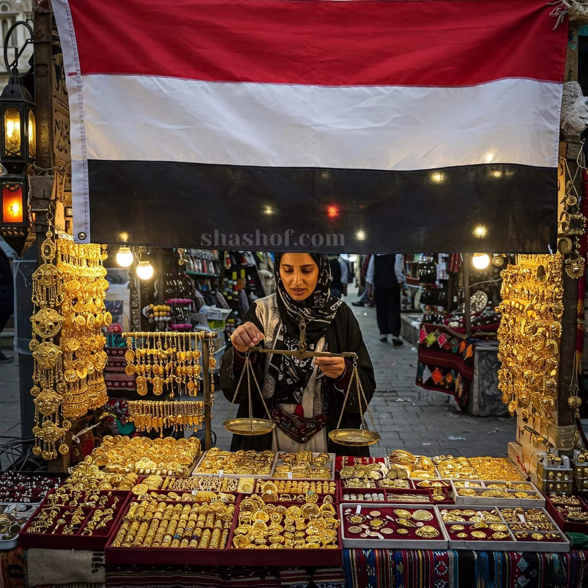 ارتفاع طفيف في أسعار الذهب بصنعاء وعدن اليوم السبت 15 مارس 2025