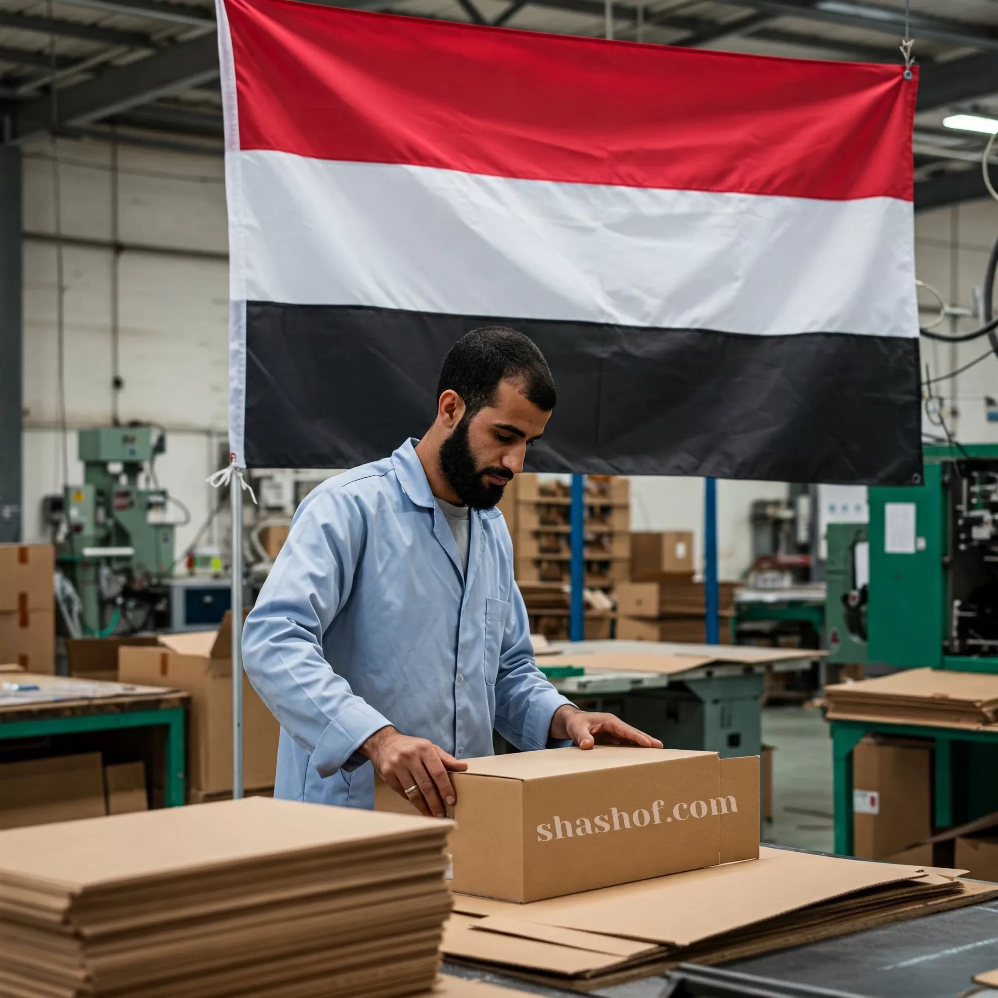 اليمن الحديدة تستعد لتوطين صناعة الكرتون ووقف الاستيراد لدعم الاقتصاد المحلي