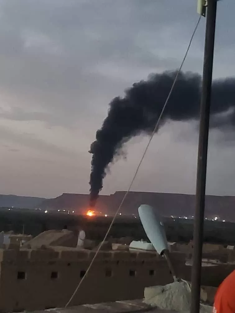 حريق مصفاة نفط في حضرموت يكشف عن عمليات تهريب واسعة للنفط الخام