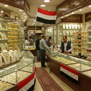 انخفاض متواصل في أسعار الذهب باليمن اليوم في صنعاء وعدن