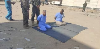 مأرب تنفذ حكم الإعدام رميا بالرصاص حتى الموت تعزيراً بحق مدانين بواقعة قتل واغتصاب