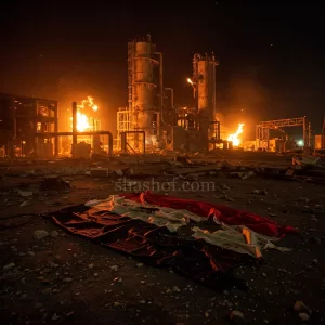 ورد الان.. قتلى وجرحى مدنيون ودمار في منشآت رأس عيسى النفطية اليمنية جراء قصف