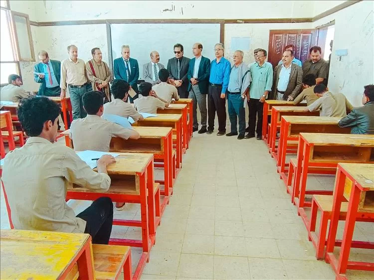 شبوة: تدشين اختبارات شهادة الثانوية العامة للعام الدراسي 2024-2025 م