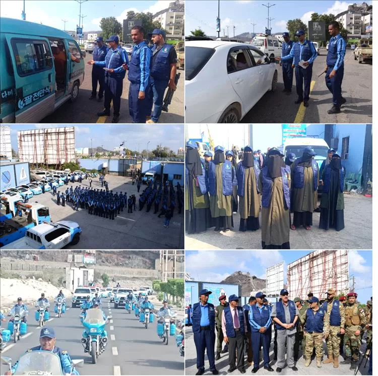 الشعيبي والقلعة يدشنان اسبوع المرور العربي بالعاصمة عدن