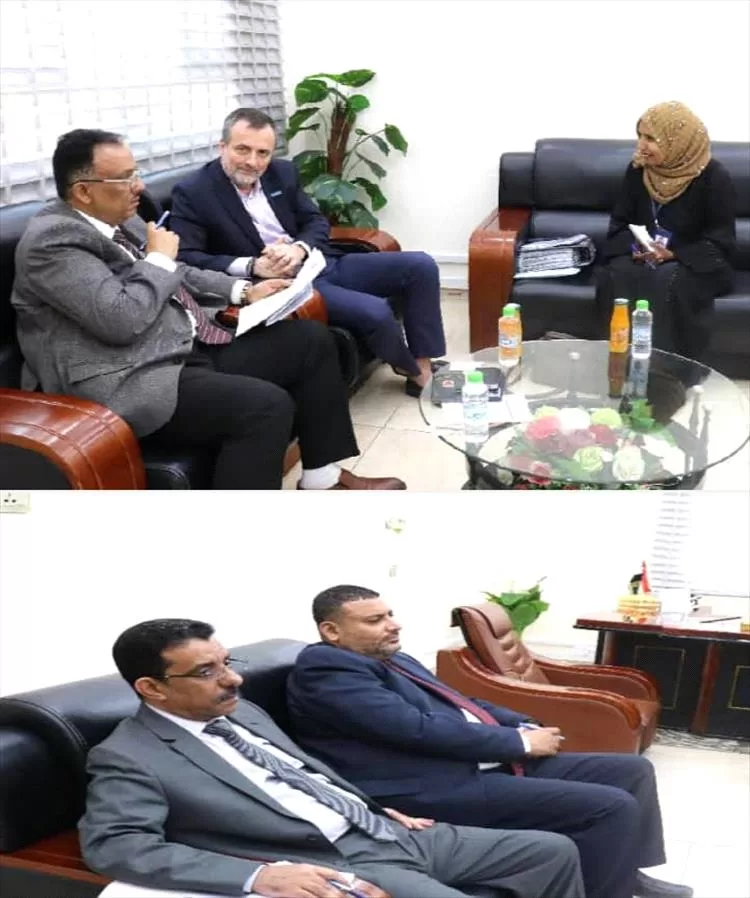 عدن.. رئيس مصلحة الجمارك ونائب مفوضية اللاجئين يبحثان تعزيز التعاون في الإعفاءات الجمركية