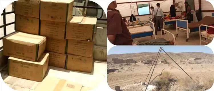 الدكتور أحمد العوذلي يرفد مستشفى لودر بعلاجات الكوليرا ويدعم منطقة دمان بمنظومة طاقة شمسية