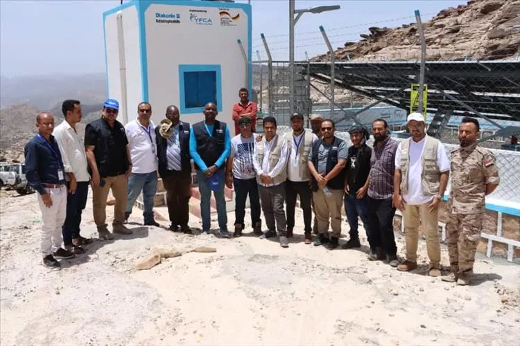 الضالع...مدير عام الشعيب يستقبل وفدًا دوليًا للاطلاع على أنشطة إنسانية نُفذت في المديرية