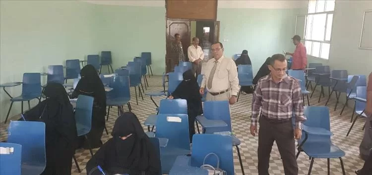 كلية الضالع الجامعية تدشن امتحانات الفصل الثاني