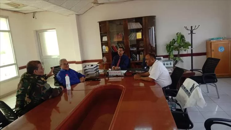 مدير عام مكتب الصحة بلحج يلتقي بقائد مكافحة المخدرات بالمحافظة