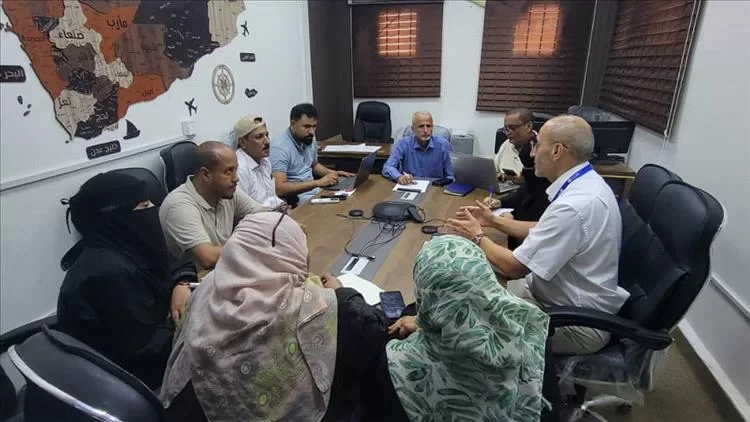 الشبحي يستقبل مدير البرامج الصحية بمنظمة الصحة العالمية