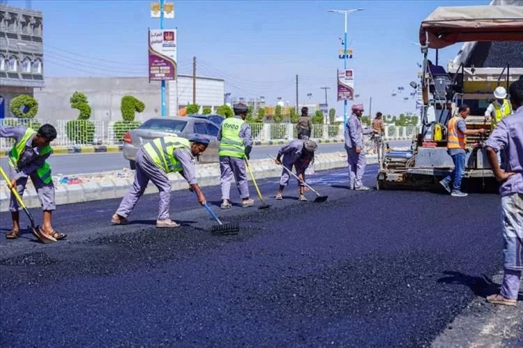 اليمن اليوم اخبار المحافظات تدشين مشروعي سفلتة مقطع جديد