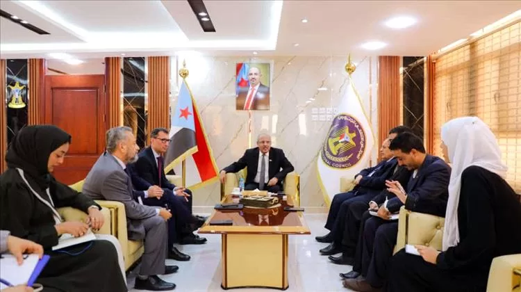 اليمن اليوم اخبار عدن الكثيري يبحث مع مؤسسة فريدريش